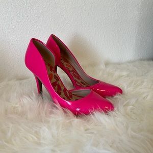 Juicy couture hot pink heels